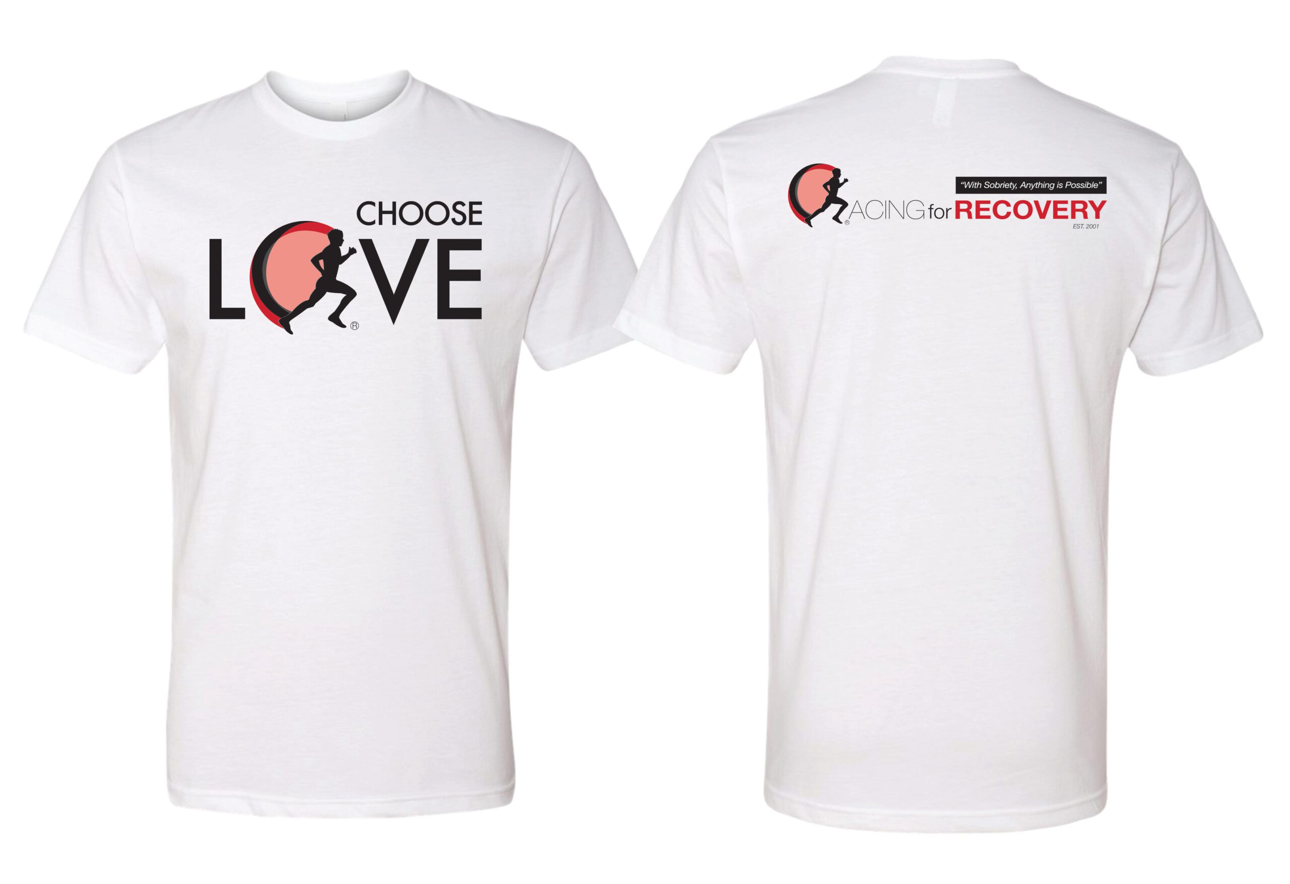 Skabelse Derfor Fruity Choose Love Shirt - Addiction Recovery | Racing for Recovery