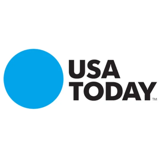 blue and black logo for usa today that featured racing for recovery addiction facitlity in toledo ohio