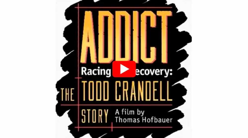 video cover art for the todd crandell documentary about how he was an addict and founded the addiction treatment center in toledo