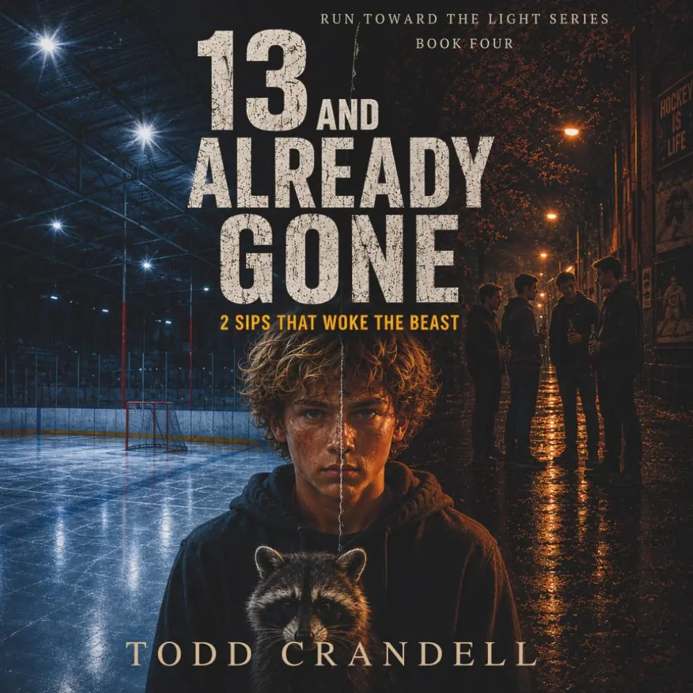 Cover art for todd crandell's childrens book called "the day the light felt different"